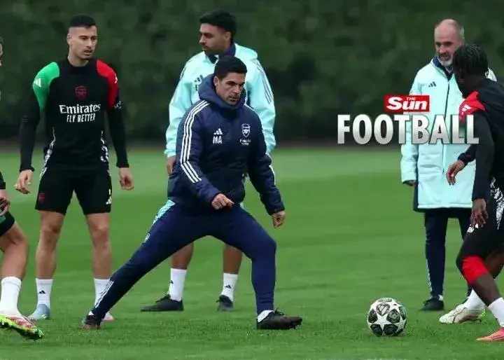 یک روز قبل از بازی رئال: آرتتا در تمرین دیوانه شد!