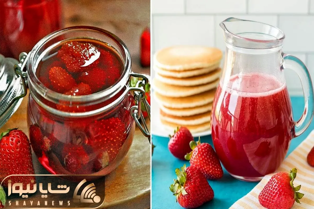 طرز تهیه مربا و شربت توت فرنگی / همراه با تمام فوت و فن های شکرک و کپک نزدن