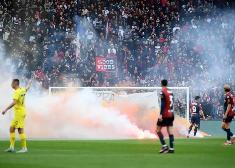 جنجال سری A: برخورد فشفشه با دروازه‌بان لاتزیو!