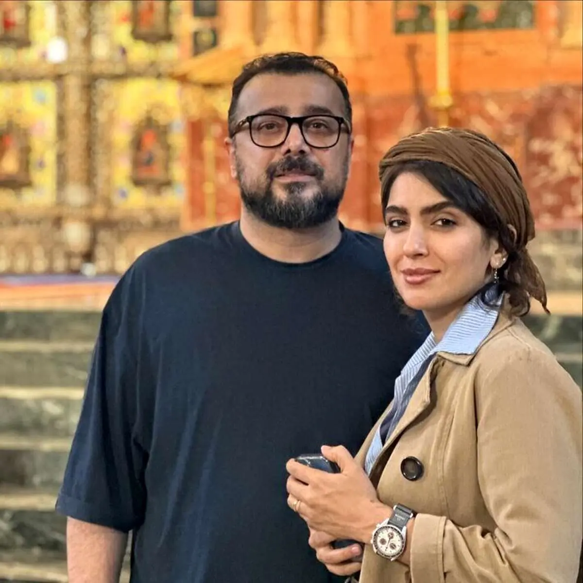 عاشقانه مونا کرمی برای همسرش سپند امیرسلیمانی | استوری خانم بازیگر کولاک کرد