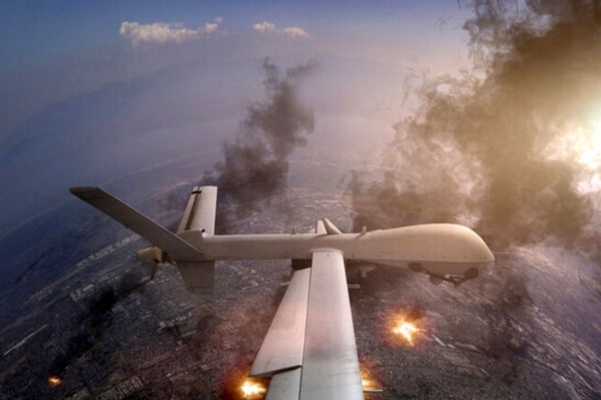 یک پهپاد انتحاری به منطقه‌ای در مرز لبنان و سوریه اصابت کرد