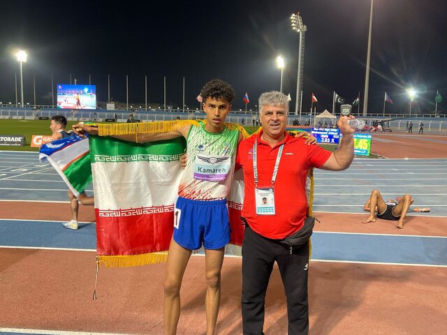 قهرمانی محمدصالح کمره در دوومیدانی نوجوانان آسیا