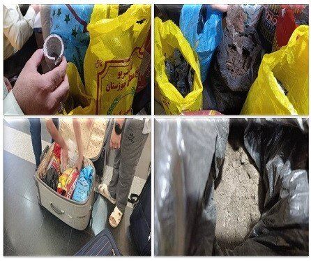 کشف کیفهای حاوی طلا و نقره قاچاق در ایستگاه راه‌آهن این شهر