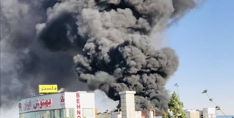 فوری | آتش سوزی و دود در غرب تهران | ماجرا چیست + فیلم