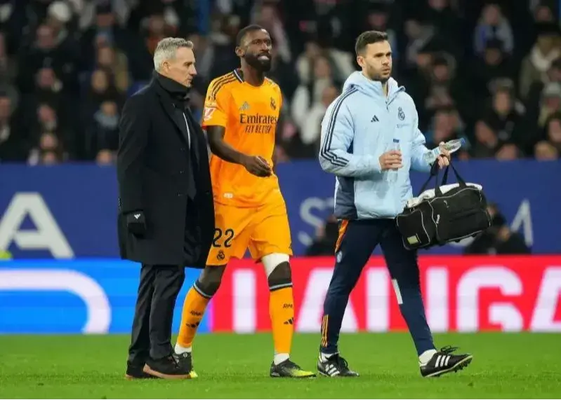 کابوس تازه رئال مادرید: زانوی رودیگر درد دارد!