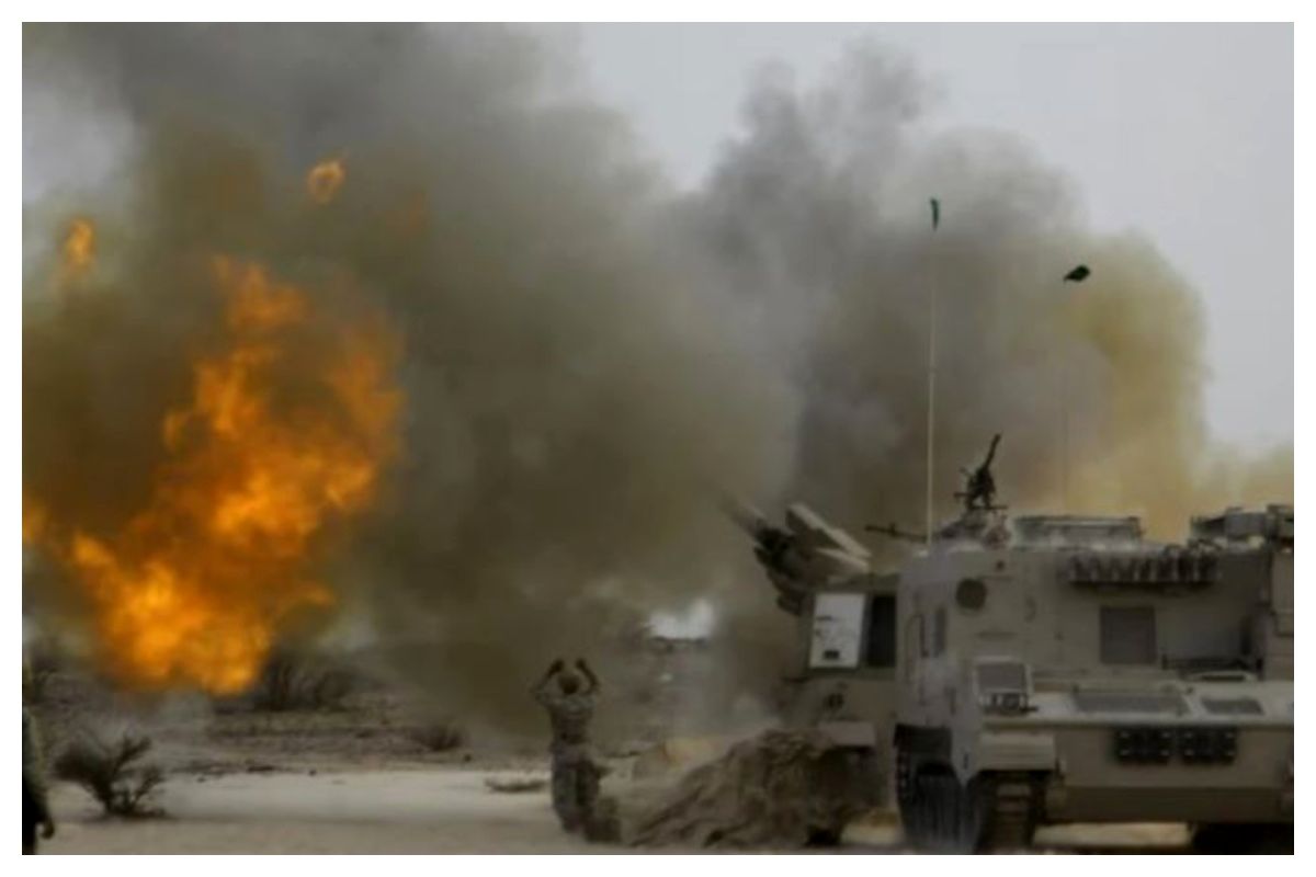 حمله نیروهای عربستان به مناطق مرزی استان صعده یمن