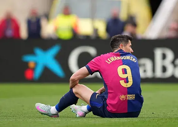 دلهره در اردوی بارسا: لواندوفسکی مصدوم شد