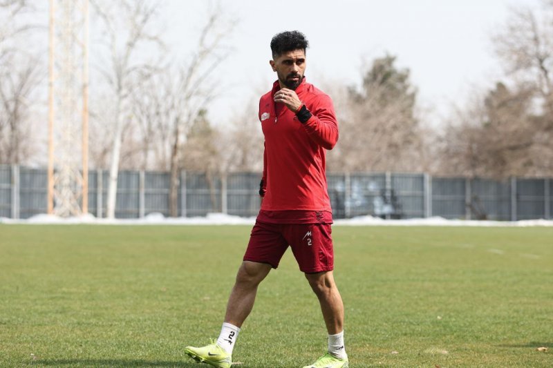 حضور کاپیتان مصدوم پرسپولیس در تمرین