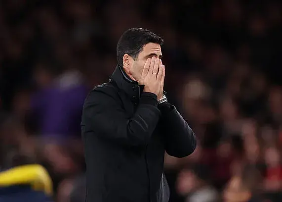 آرسنال ۲-۲‌ پالاس: عجله آرتتا برای قهرمانی لیورپول