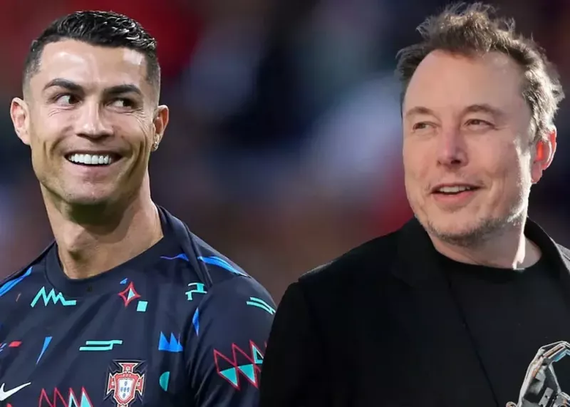 رقابت جدید برای رونالدو: پنجه در پنجه با ایلان ماسک
